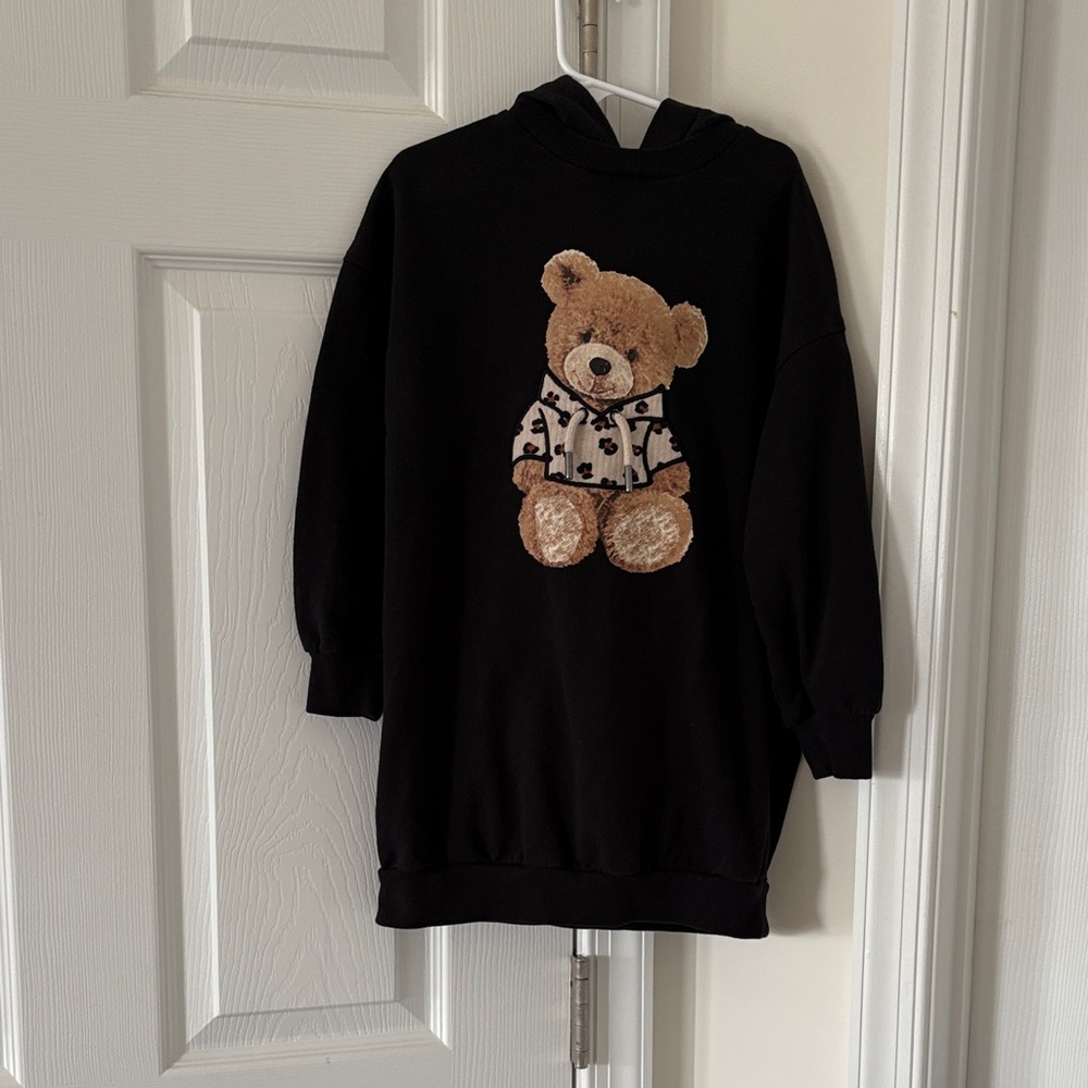 Mayoral Teddy Hooded Dress - Picture 1 of 5